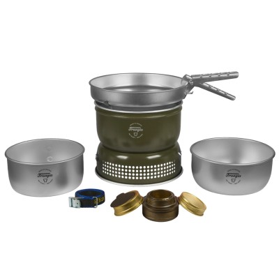 Zestaw naczyń turystycznych Trangia Stove  25-1 UL z palnikiem spirytusowym norther pine 