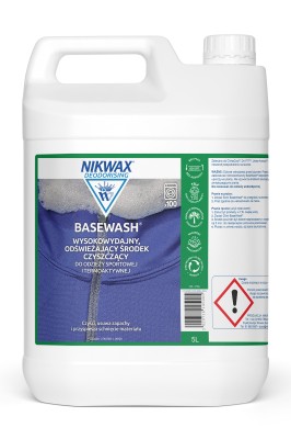 Płyn do prania syntetycznej bielizny termoaktywnej Nikwax BaseWash 5 L