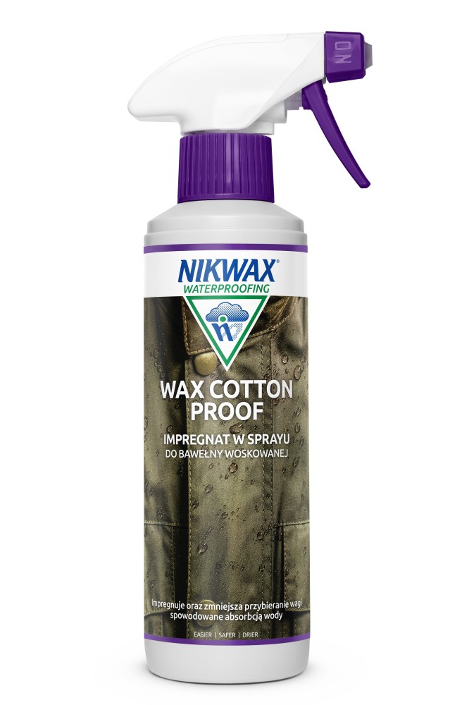 Impregnat do bawełny woskowanej Nikwax Wax Cotton Proof 300 ml atomizer
