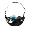 Saszetka na ramię torba składana Ticket to the Moon Upcycled Sling Bag Black / Camo TMSLB07Camo