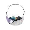 Saszetka na ramię torba składana Ticket to the Moon Upcycled Sling Bag Light Grey-Light Purple TMSLB0219