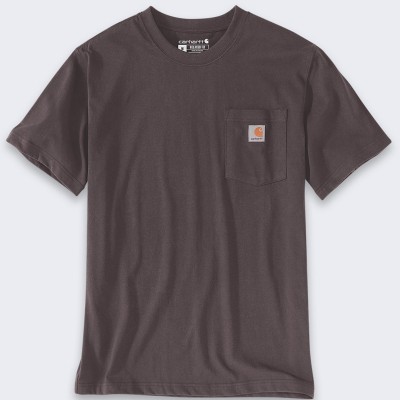 Koszulka męska T-shirt Carhartt Heavyweight Pocket K87 BB3 Dark Sepia