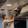 Plecak bagaż podręczny do samolotu z kieszenią na laptop CabinZero Classic Tech 28L CZ33 Silver Storm (40x30x20cm Ryanair, Wizz Air)