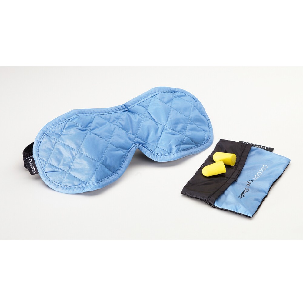 Opaska podróżna na oczy Cocoon Eye Shades light blue-grey