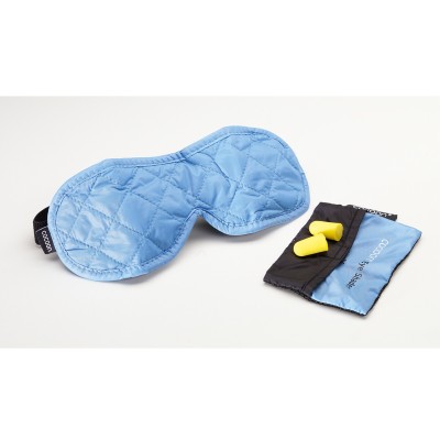 Opaska podróżna na oczy Cocoon Eye Shades light blue-grey