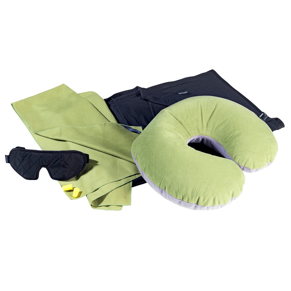 Zestaw podróżny powiększony Cocoon Travel Set - 5 pieces wasabi/black (