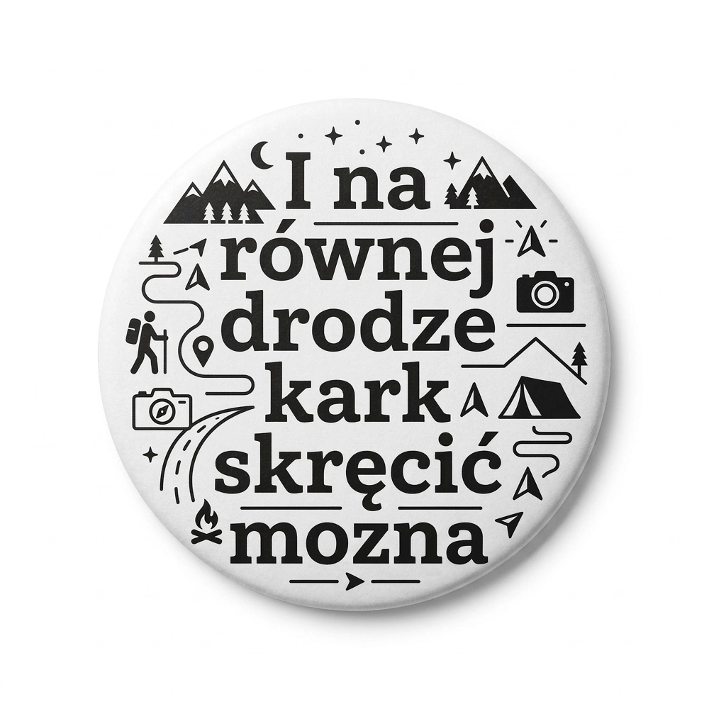 Przypinka turystyczna i na rownej drodze.webp