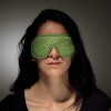 Opaska podróżna na oczy Cocoon Eye Shades De Luxe wasabi-grey