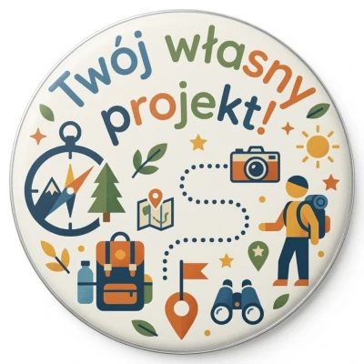 Personalizowana przypinka button Mohilo Stworzymy Twoją wymarzoną przypinkę 58mm