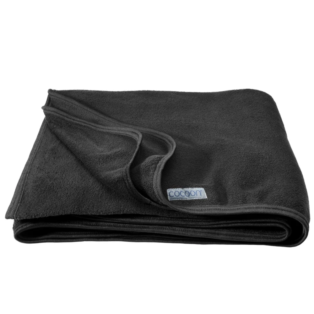 Koc z polaru Cocoon Fleece Blanket 200 x 160 cm black