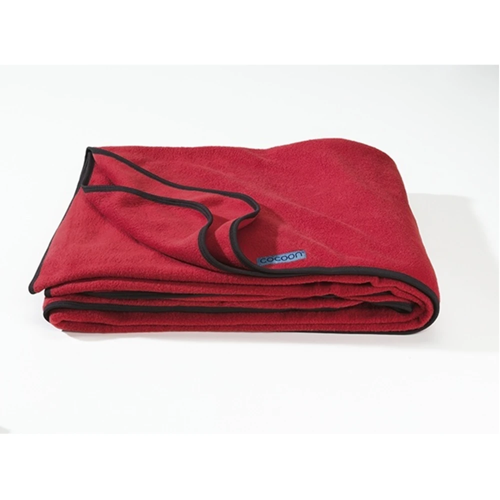 Koc z polaru Cocoon Fleece Blanket 200 x 160 cm cherry