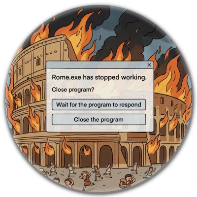 Przypinka pin Mohilo – Upadek Rzymu: Rome.exe 32mm