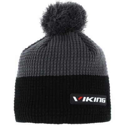 Czapka Viking Zak 06 Szaro-Czarna
