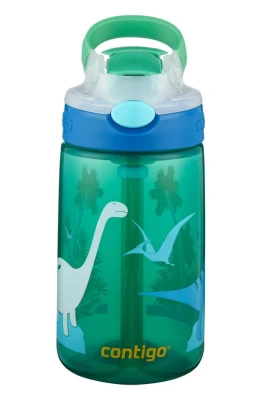 Butelka na napoje dla dzieci Contigo Kids Gizmo Flip 420ml Jungle Green Dino