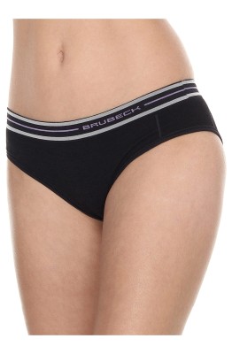 Majtki damskie hipster Brubeck Active Wool HI10190 czarny