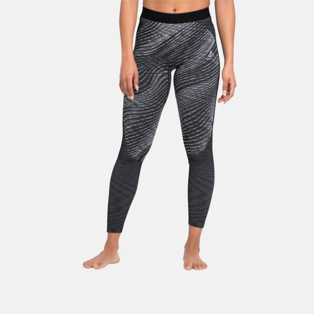 Spodnie termoaktywne damskie Odlo Blackcomb Eco 188551/60223 czarno-szary