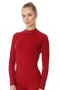 Bluza termoaktywna damska Brubeck Extreme Thermo LS15280 bordowy