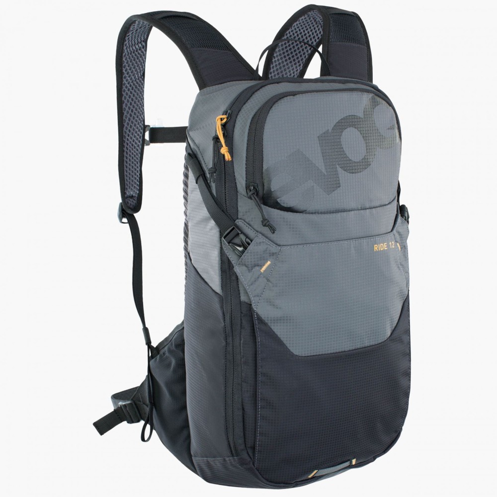 Plecak turystyczny rowerowy Evoc Ride 12 carbon grey - black 100321123