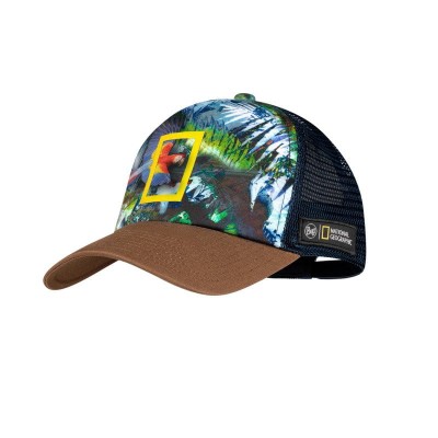 Czapka z daszkiem Buff Trucker Cap National Geographic Scarlett Macaw 