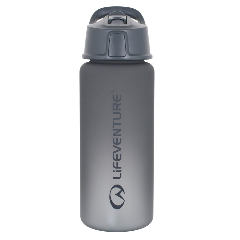 Butelka turystyczna Lifeventure Flip-Top Water Bottle Grey