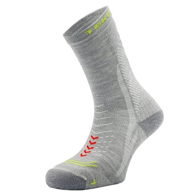 Skarpety z wełną merino Teko ecoHIKE Discovery Light Half Cushion 2.0 Birch