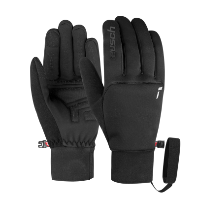Rękawice zimowe Reusch Backcountry Touch-Tec 7702 czarno-srebrny