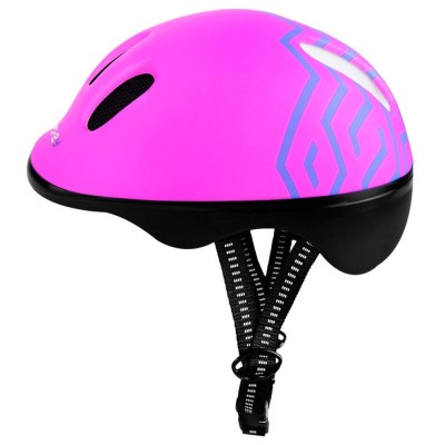 Kask rowerowy dziecięcy Spokey Strapy różowy