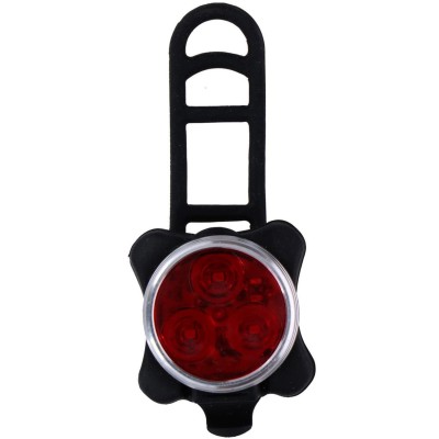 Lampka rowerowa czerwona tylna USB Dunlop 3led SMD 2100593