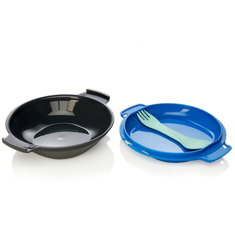 Zestaw naczyń turystycznych Humangear GoKit Light 5 charcoal-blue