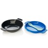 Zestaw naczyń turystycznych Humangear GoKit Light 5 charcoal-blue
