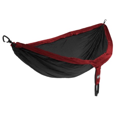 Hamak turystyczny ENO DoubleNest Black-Maroon