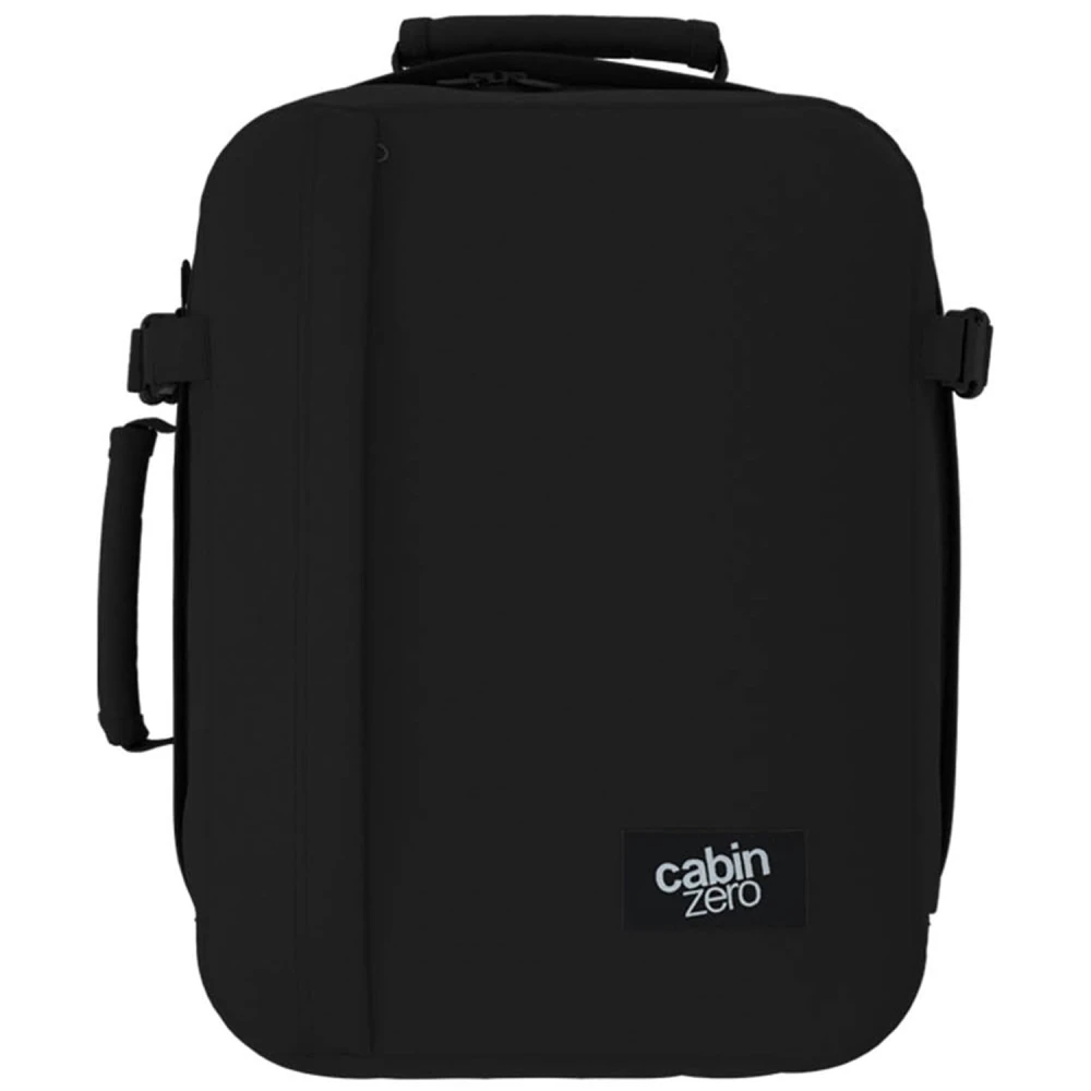 Plecak bagaż podręczny do samolotu z kieszenią na laptop CabinZero Classic Tech 28L CZ33 Absolute Black (40x30x20cm Ryanair, Wizz Air)