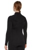 Bluza termoaktywna damska z zamkiem Brubeck Extreme Merino LS16090 czarny
