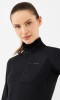 Bluza damska lekka z dzianiny technicznej Viking Admont 09 czarny