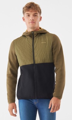Kurtka męska bambusowo-bawełniana Viking Creek Hoodie 7409 oliwkowo-czarny