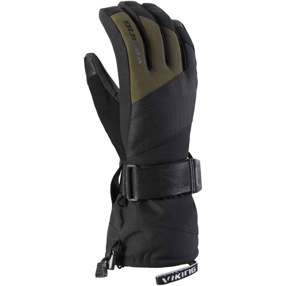 Rękawice snowboardowe męskie Viking Eltoro 0974 czarno-oliwkowy