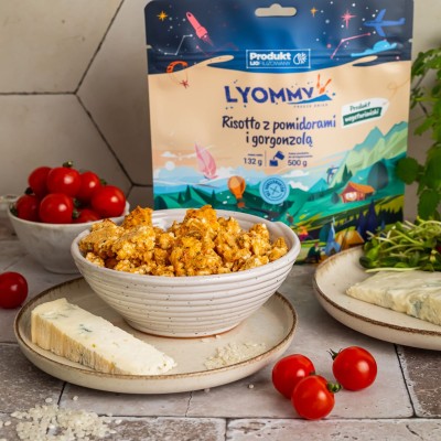 Liofilizat Lyommy Risotto z pomidorami i gorgonzolą 500g