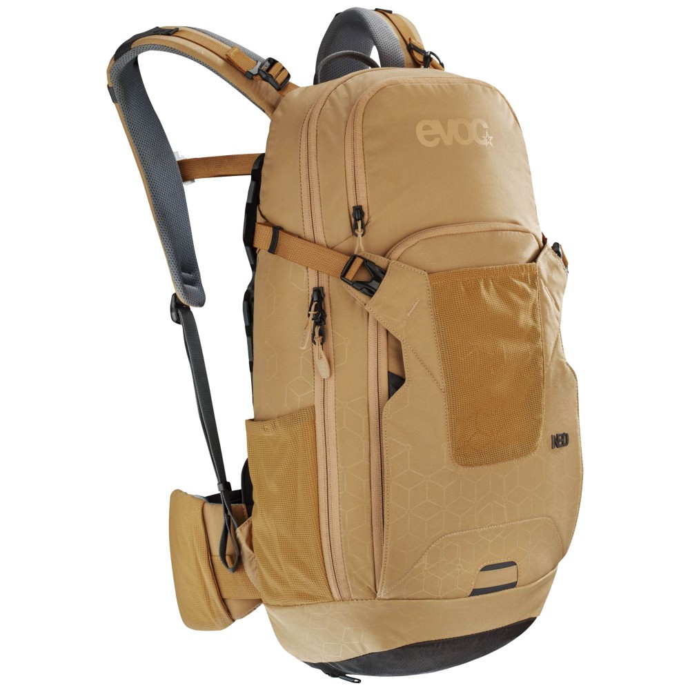 Plecak rowerowy z protektorem Evoc Neo 16L gold 100116605 S/M
