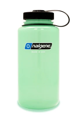 Butelka do wody z szerokim wlewem Nalgene Tritan Sustain 1L WM Glow Green