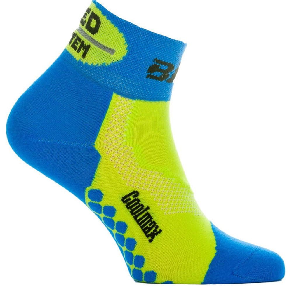 Skarpety rowerowe Expansive Bike Short Led niebiesko-zielony