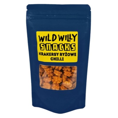 Krakersy ryżowe Wild Willy Snacks o smaku chilli 60g