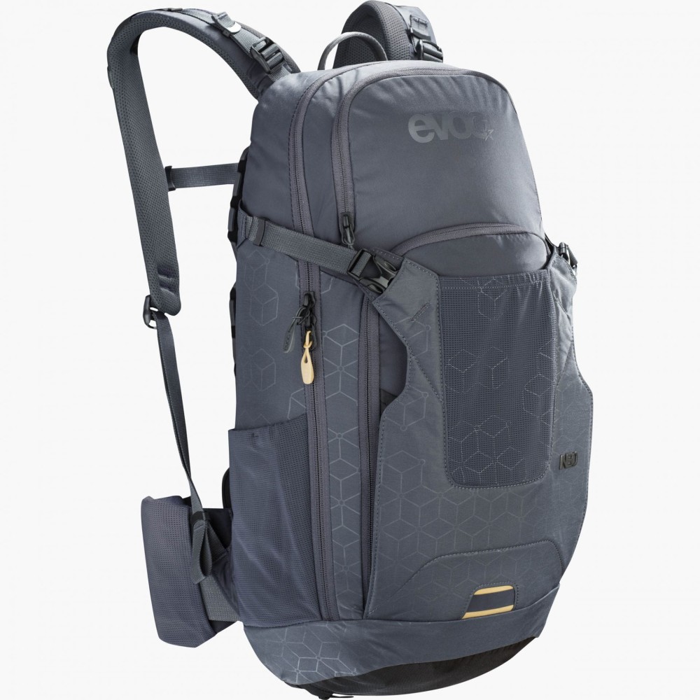 Plecak rowerowy z protektorem Evoc Neo 16L carbon grey 100116121 L/XL