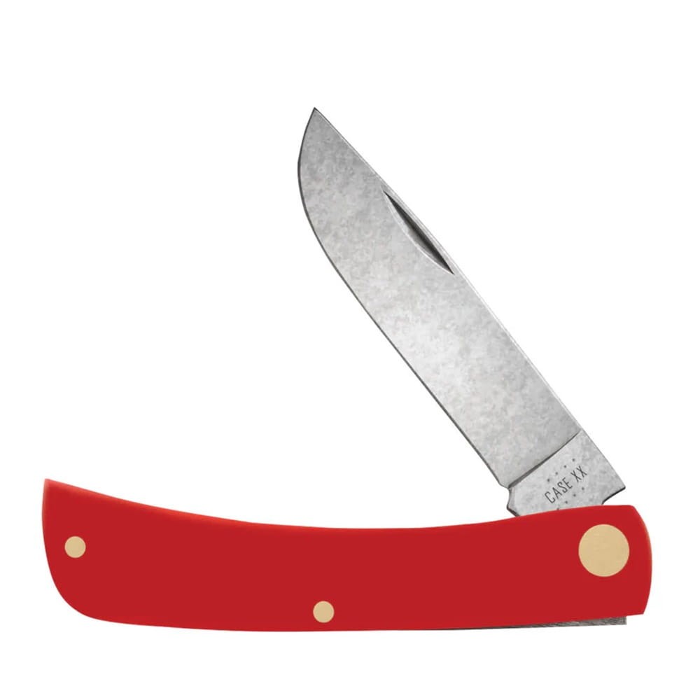 Nóż składany Case Knives 4137 CS American Workman Smooth Sod Buster JR czerwony