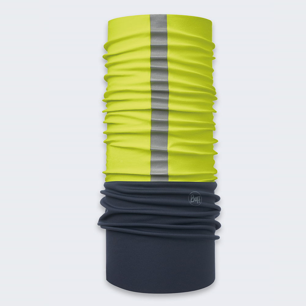 Komin wielofunkcyjny Buff Safety Windproof Gore Tex Infinium Reflective Solid Yellow Fluor