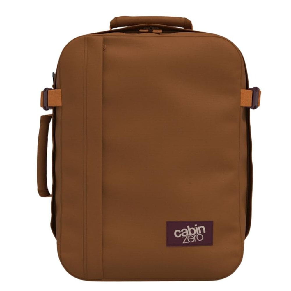 Plecak bagaż podręczny do samolotu z kieszenią na laptop CabinZero Classic Tech 28L CZ33 Cinnamon (40x30x20cm Ryanair, Wizz Air)